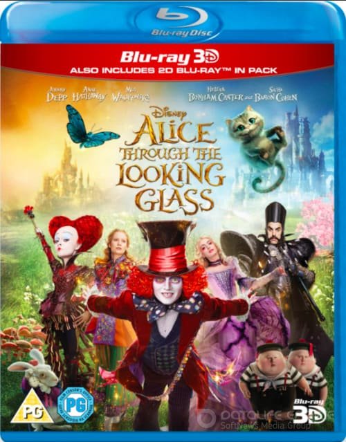 Alice Through the Looking Glass 3D SBS 2016