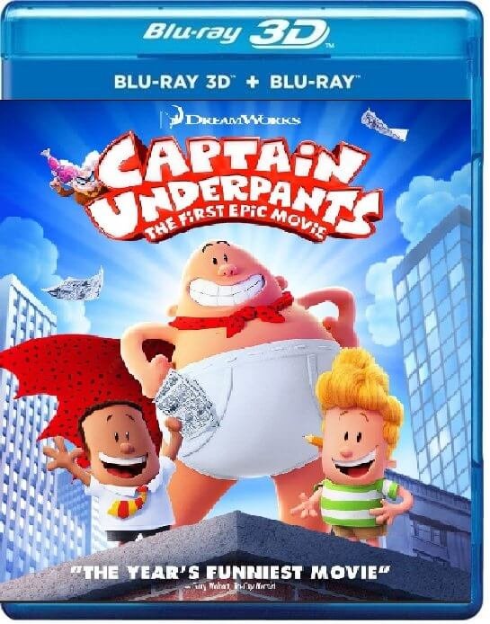 Captain Underpants: The First Epic Movie 3D SBS 2017