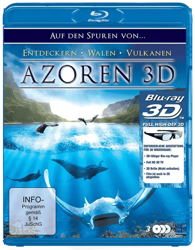 Azoren 3D: Auf den Spuren von... Entdeckern, Walen, Vulkanen 3D SBS 2012